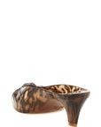 Chloé Brown Polyurethane Mid Heel Pumps