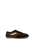 Alexander McQueen Brown Suede Leather Athletic Sneakers