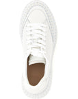 Chloé White Polyester Wedge Sandals