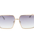 Trussardi Gold Stainless Steel Sunglasses