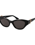 Trussardi Black Acetate Sunglasses
