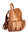 Coccinelle Brown Leather Backpack