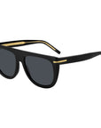Hugo Boss Occhiali da Sole Nero con Lenti Grigie e Protezione UV
