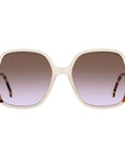 Carolina Herrera Beige Acetate Sunglasses