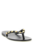 Valentino Garavani Black Calfskin Slides