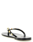 Valentino Garavani Black Calfskin Slides