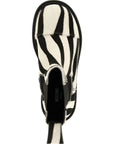 Moschino Bicolor Calfskin Ankle Boots