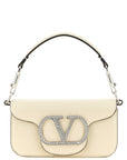 Valentino Garavani White Calfskin Shoulder Bag