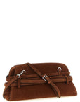 Moschino Brown Calfskin Clutch Bag