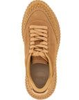 Chloé Beige Polyester Platform Sneakers