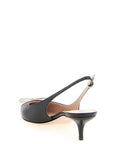 Valentino Garavani Bicolor Leather Mid Heel Pumps