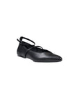Armani Exchange Black Polyester Platform Pumps