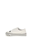 Dolce & Gabbana White Cotton Low Top Sneakers