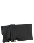 Jimmy Choo Black Lamb Leather Clutch Bag