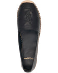 Saint Laurent Black Lamb Leather Espadrilles