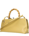 Jil Sander Yellow Leather Crossbody Bag