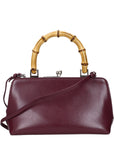Jil Sander Red Leather Handbag