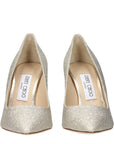 Jimmy Choo Gold Plastic High Heel Pumps