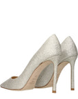 Jimmy Choo Gold Plastic High Heel Pumps