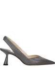 Jimmy Choo Gray Leather High Heel Pumps
