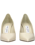 Jimmy Choo Beige Leather High Heel Pumps