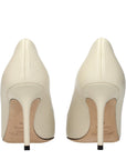 Jimmy Choo Beige Leather High Heel Pumps