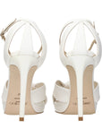 Jimmy Choo White Leather Platform Sandals