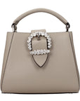 Jimmy Choo Gray Leather Handbag