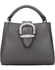 Jimmy Choo Gray Leather Handbag
