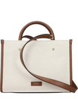 Jimmy Choo Beige Fabric Handbag