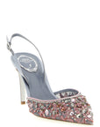 RENE CAOVILLA Multicolor Glass High Heel Pumps