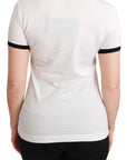 Dolce & Gabbana White YEAR OF THE PIG Top Cotton T-shirt