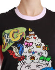 Dolce & Gabbana Black YEAR OF THE PIG Top Cotton T-shirt
