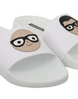 Dolce & Gabbana White Leather