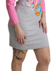 Moschino Gray My Little Pony Top Sweater Dress