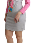 Moschino Gray My Little Pony Top Sweater Dress