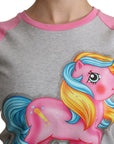 Moschino Gray and pink Cotton T-shirt My Little Pony Top