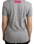 Dolce & Gabbana Gray Cotton Amore e Bellezza Top T-shirt