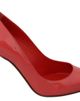 Dolce & Gabbana Dark Pink Patent Leather Heels Pumps