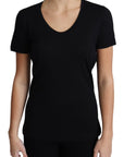 Dolce & Gabbana Black Wool Round Neck Short Sleeves T-shirt