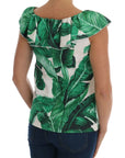 Dolce & Gabbana Pineapple Banana Sequins Blouse T-shirt