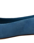 Dolce & Gabbana Blue Suede Crystals Loafers Flats Shoes