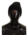 Dolce & Gabbana Black Wool Knit Women Winter Hat