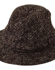 Dolce & Gabbana Gray Melange Blended Textured Tweed Hat