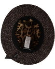 Dolce & Gabbana Gray Melange Blended Textured Tweed Hat
