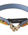 Dolce & Gabbana Blue Handbag Accessory Shoulder Strap Leather