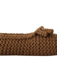 Dolce & Gabbana Brown Slip On Ballerina Flats Wool Knit Shoes