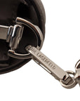 Karl Lagerfeld Light Grey Leather Crossbody Bag