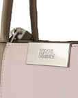 Karl Lagerfeld Sage Green Polyurethane Tote Shoulder Bag