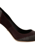 Dolce & Gabbana Multicolor Exotic Leather Heels Pumps Shoes